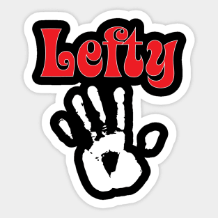 Lefty - Left Handed Day Gift Sticker